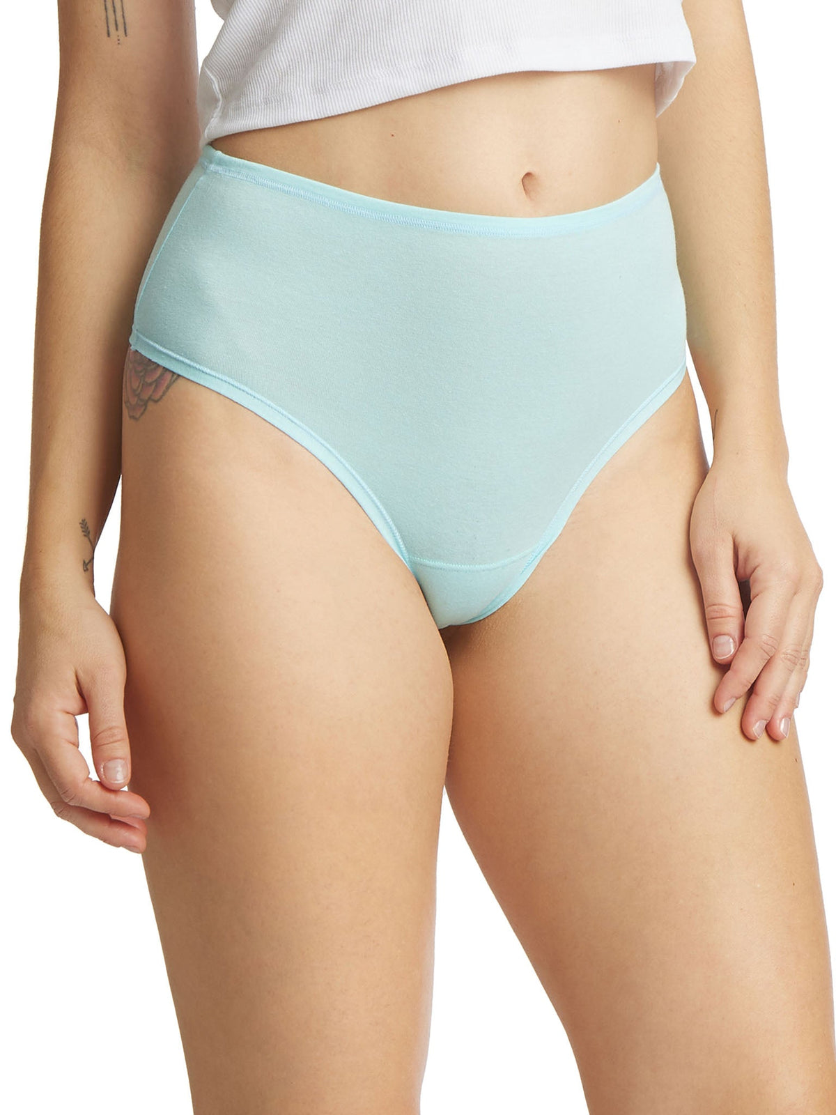 Hanky Panky PlayStretch™ High Rise Thong Sky Dive Blue