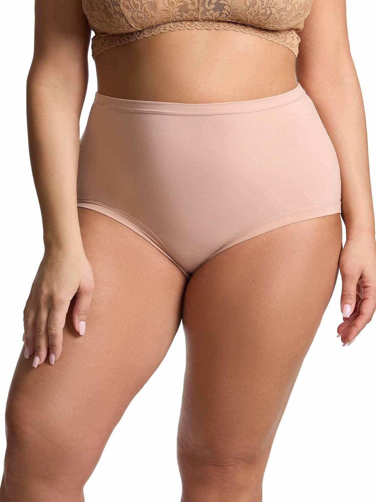 Hanky Panky YourFit™ High Rise Boyshort Almond Milk Neutral Sale