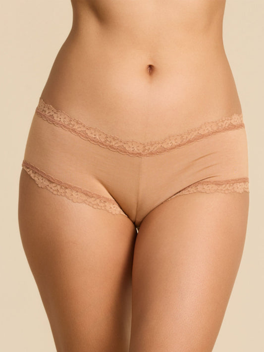 Hanky Panky Supima® Cotton Boyshort Sun Tan