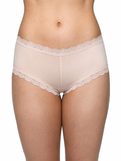 Hanky Panky Supima® Cotton Boyshort Chai