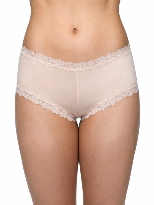 Hanky Panky Supima® Cotton Boyshort Chai