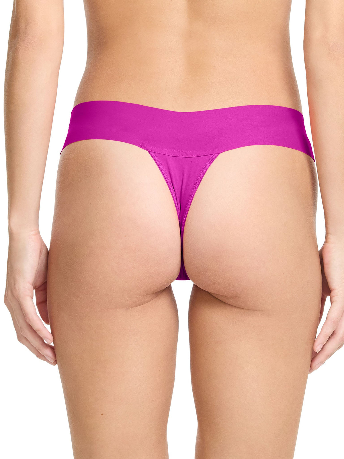 Hanky Panky BreatheSoft™ Natural Rise Thong Hot Fuchsia Pink