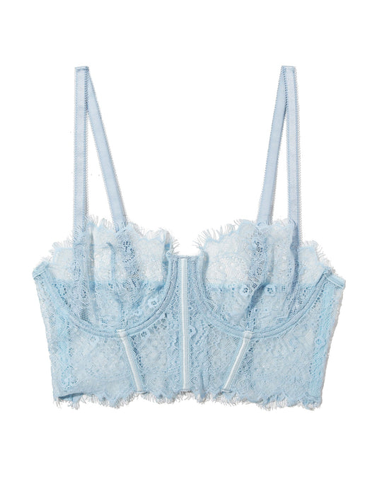 Hanky Panky Sheer Seduction Underwire Bustier Touch The Sky Blue Sale