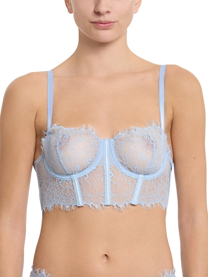 Hanky Panky Sheer Seduction Underwire Bustier Touch The Sky Blue Sale