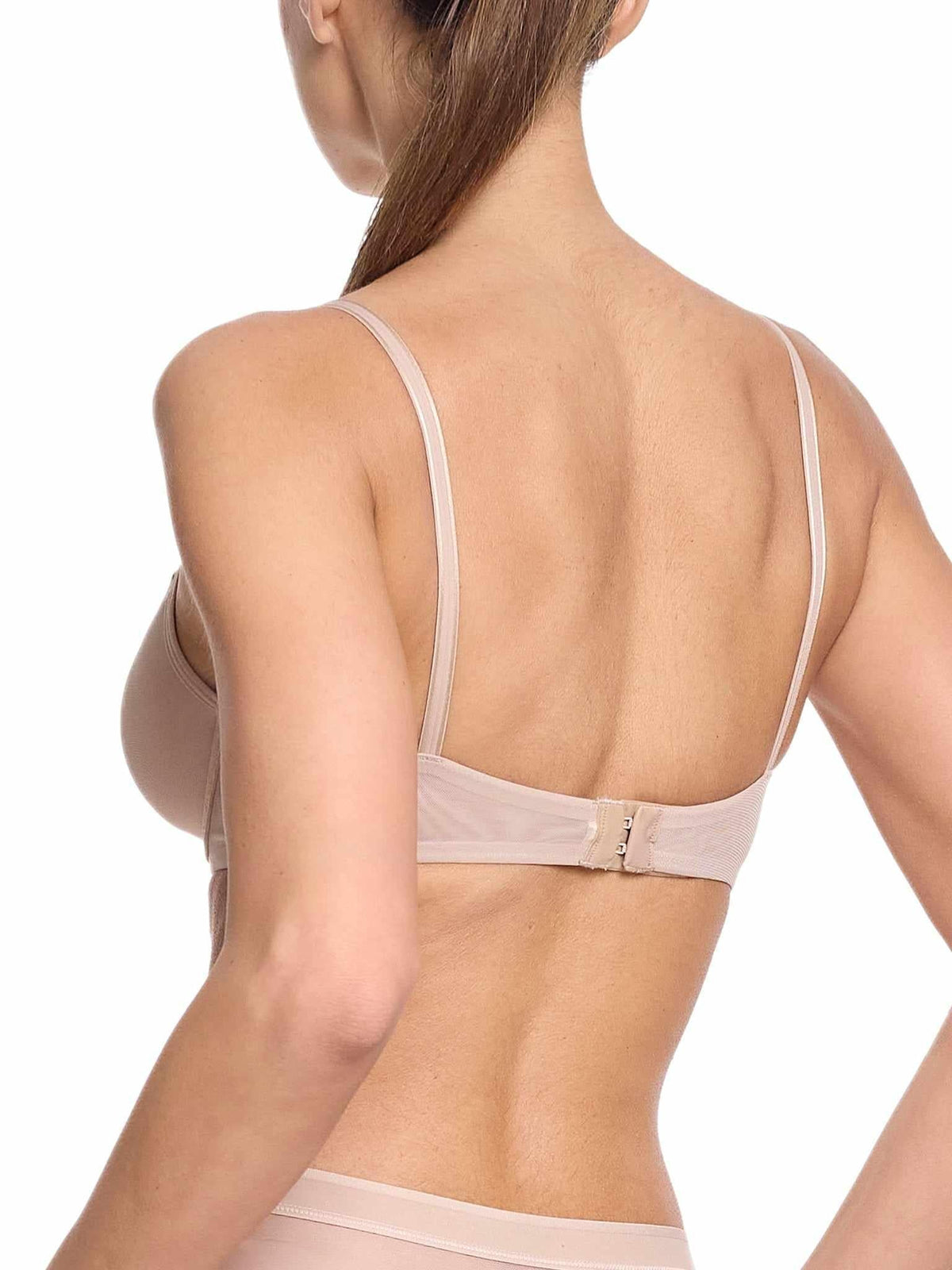Hanky Panky Lined Mesh Plunge Bra Chai Sale