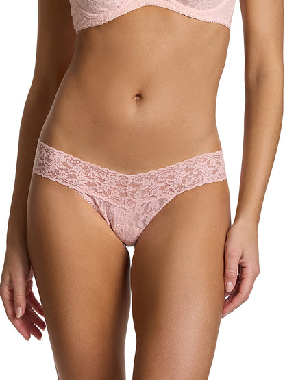 Hanky Panky Secret Garden 5 Pack Signature Lace® Low Rise Thongs In Printed Box