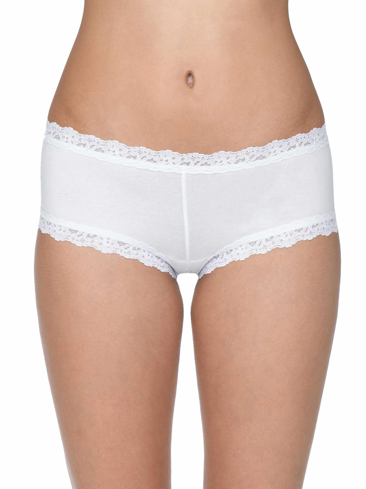 Hanky Panky Supima® Cotton Boyshort White