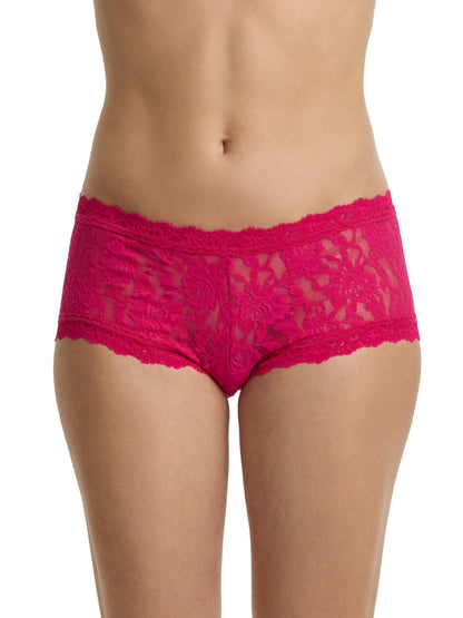 Hanky Panky Signature Lace® Boyshort Sealed With A Kiss Pink