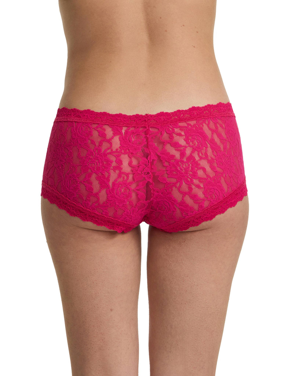 Hanky Panky Signature Lace® Boyshort Sealed With A Kiss Pink
