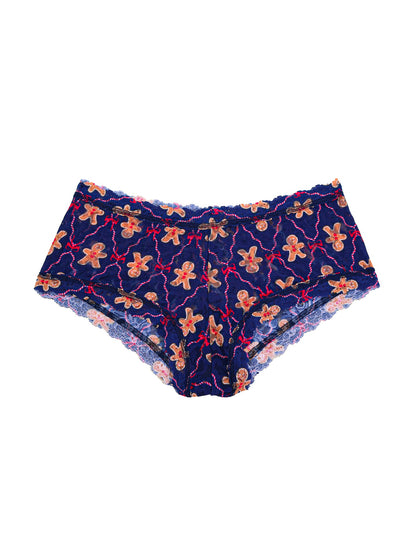 Hanky Panky Printed Signature Lace® Boyshort Festive Gingerbread Cook