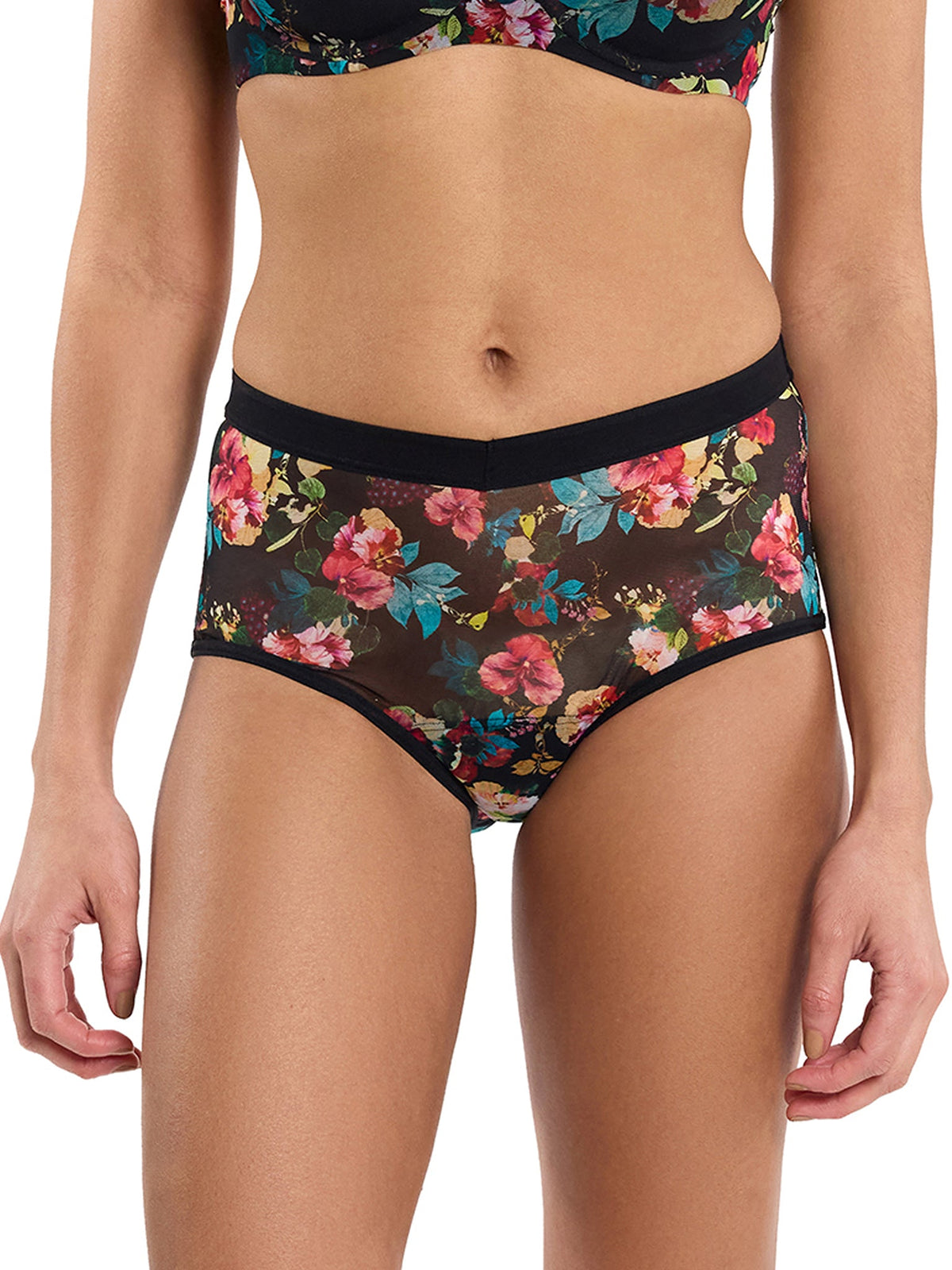 Hanky Panky Mesh Boyshort Botanic Romantic