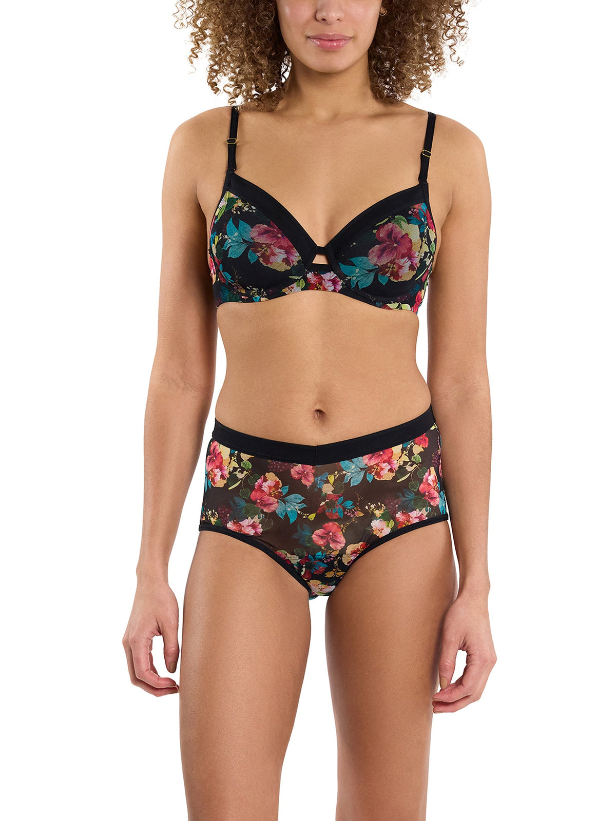 Hanky Panky Mesh Boyshort Botanic Romantic