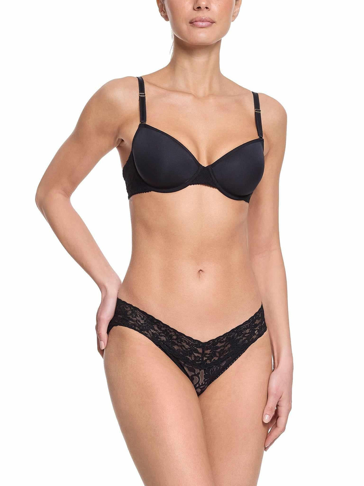 Hanky Panky Signature Lace® T-Shirt Bra Black