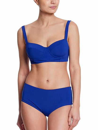 Hanky Panky Balconette Bikini Swimsuit Top Poolside Blue Sale