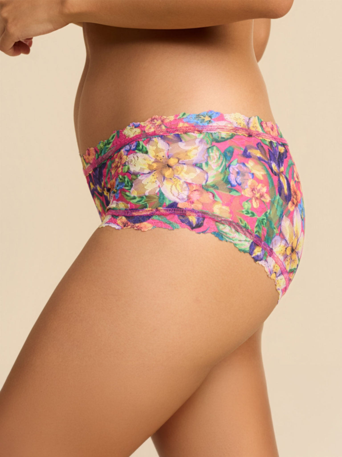 Hanky Panky Printed Signature Lace® Boyshort Radiant Pink
