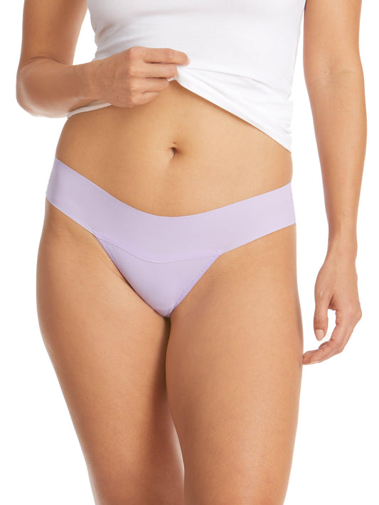 Hanky Panky BreatheSoft™ Natural Rise Thong Wisteria Purple