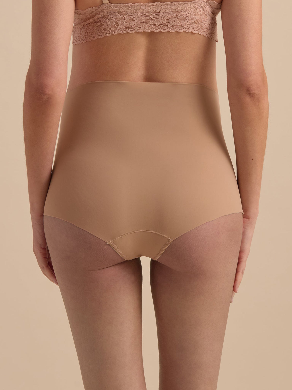 Hanky Panky BreatheSoft™ Maternity Over The Bump Boyshort Taupe Sale