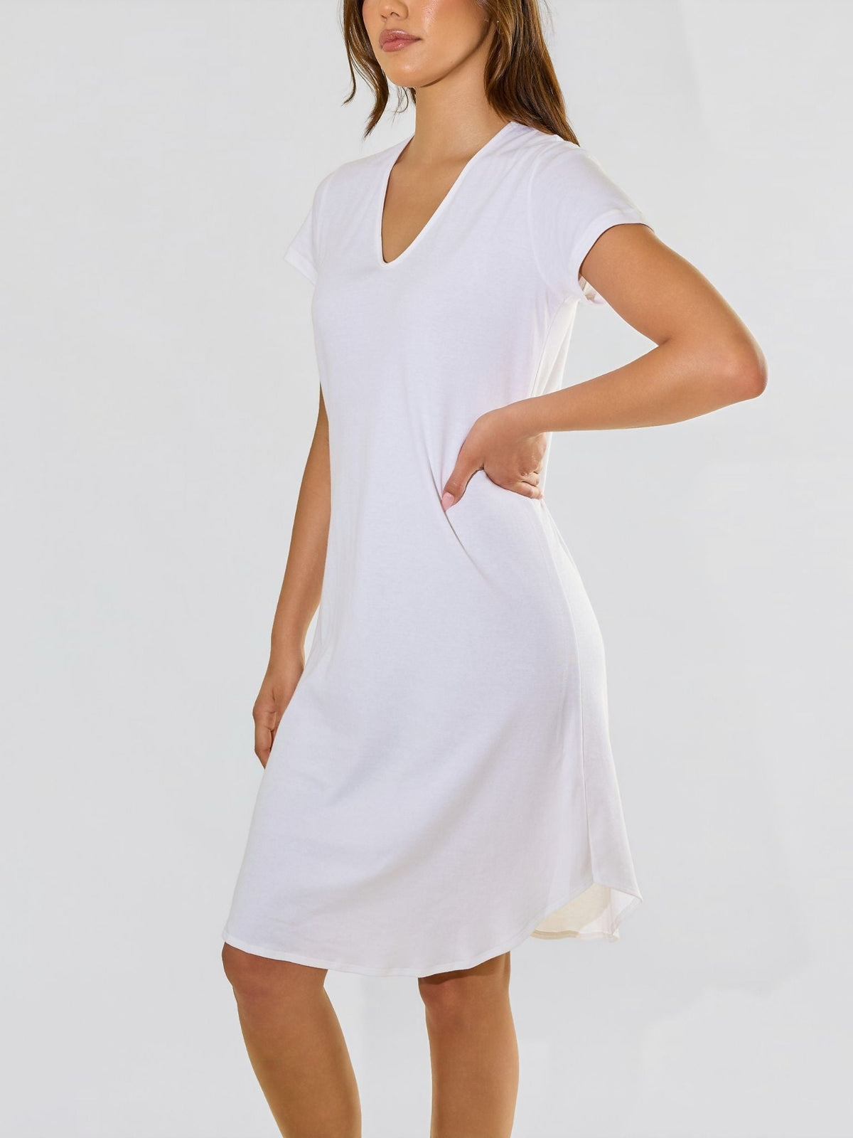 Hanky Panky Supima® Cotton Gown White