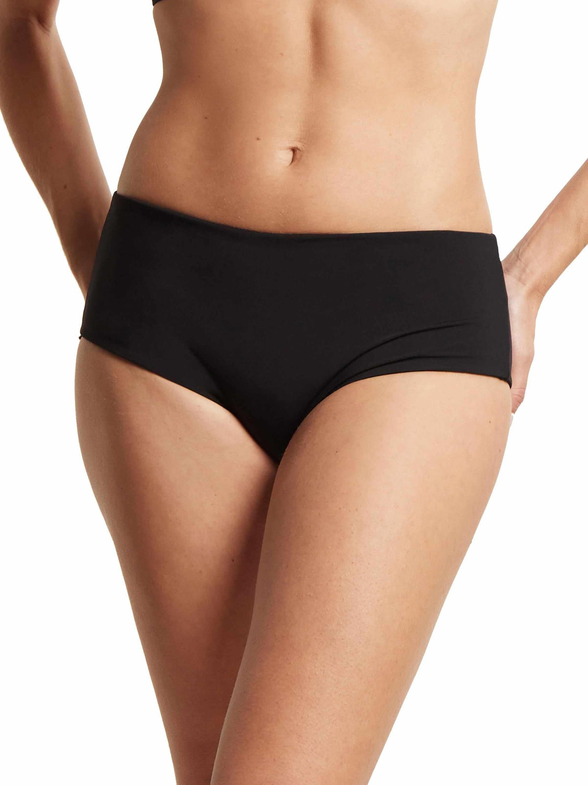 Hanky Panky Boyshort Swimsuit Bottom Black