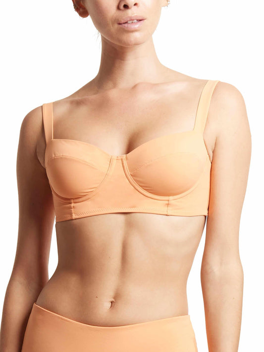Hanky Panky Balconette Bikini Swimsuit Top Florence Orange Sale