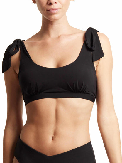 Hanky Panky Scoop Neck Swim Top Black