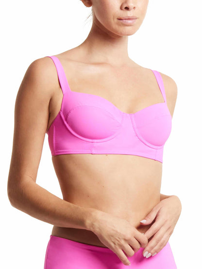 Hanky Panky Balconette Bikini Swimsuit Top Unapologetic Pink Sale