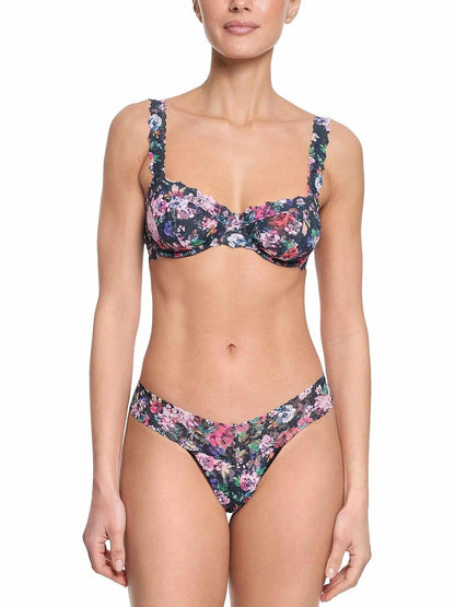 Hanky Panky Signature Lace® Balconette Bra Dark Peonies Sale