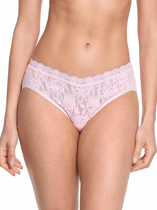 Hanky Panky Signature Lace® V-Front High Cut Brief Bliss Pink Sale