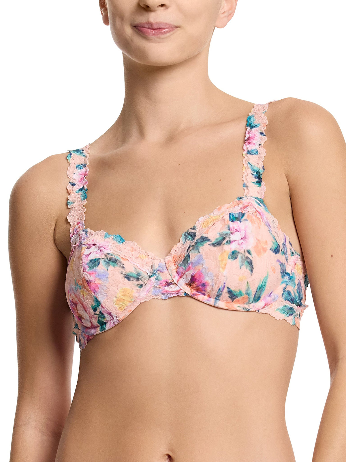 Hanky Panky Printed Signature Lace® Balconette Buy Myself Flowers Sal