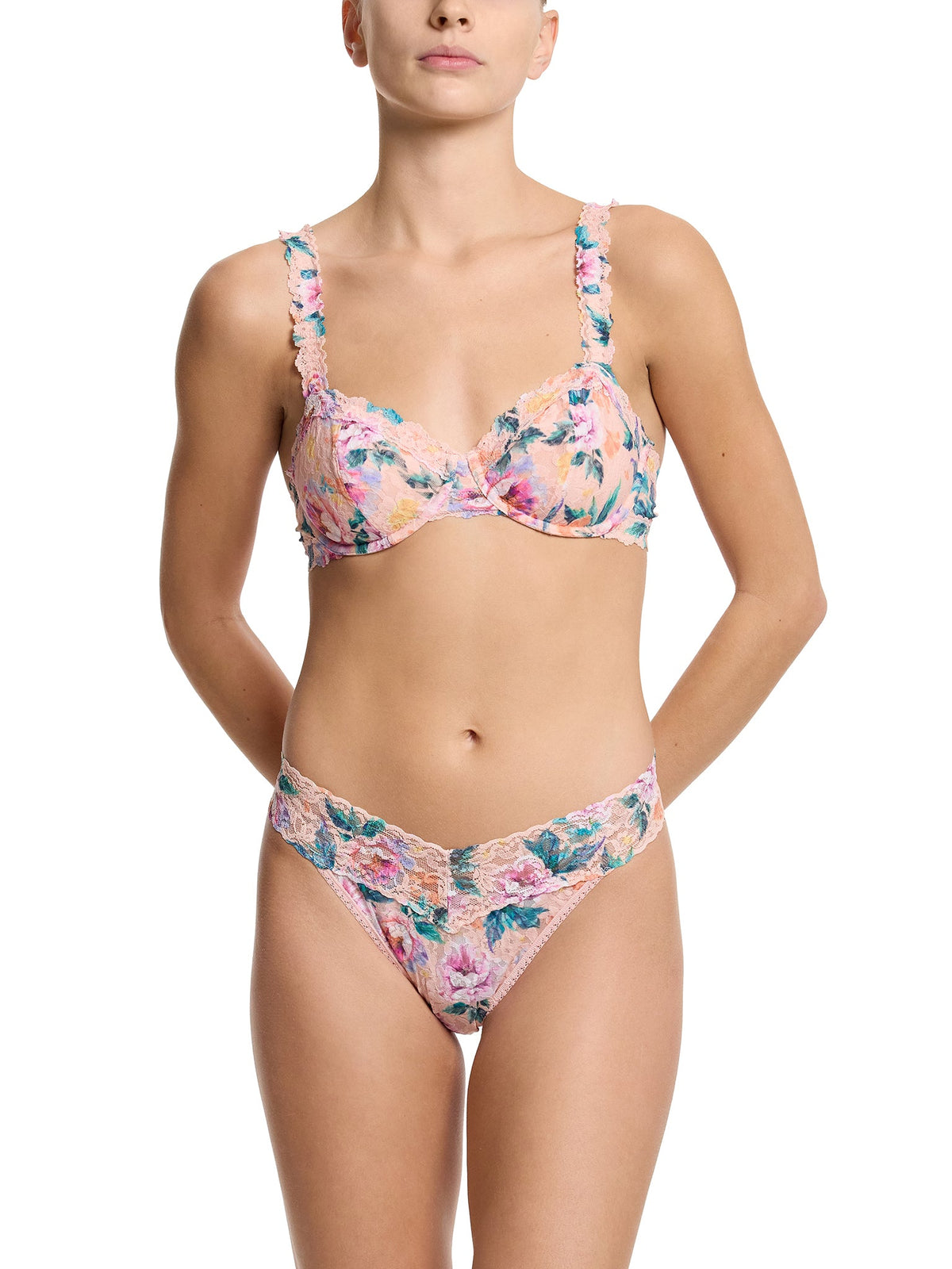 Hanky Panky Printed Signature Lace® Balconette Buy Myself Flowers Sal
