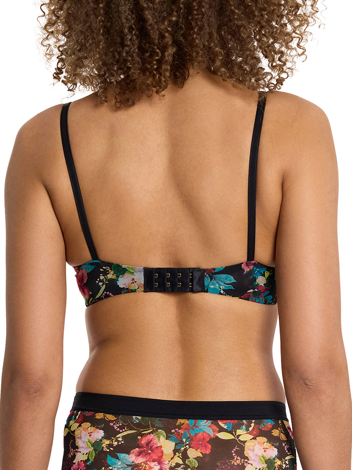 Hanky Panky Lined Mesh Plunge Bra Botanic Romantic Sale