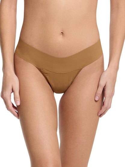 Hanky Panky BreatheSoft™ Natural Rise Thong Toffee