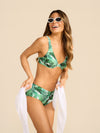 Floral Palm Tree Green